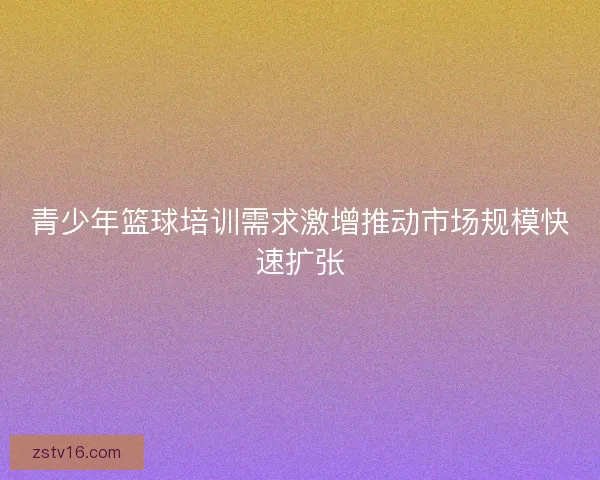 青少年篮球培训需求激增推动市场规模快速扩张