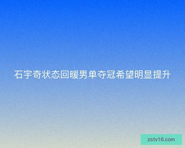 石宇奇状态回暖男单夺冠希望明显提升 石宇奇状态回暖男单夺冠希望明显提升